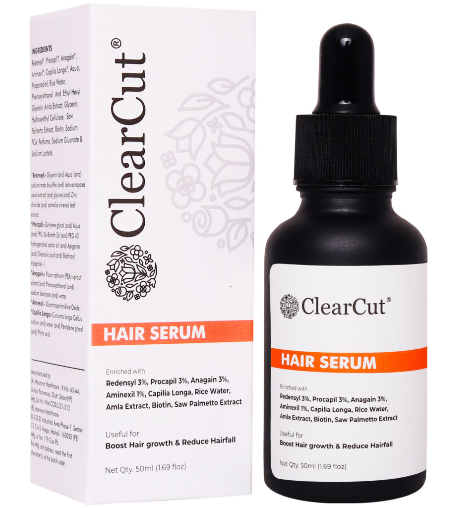 clearcut hair growth serum redensyl