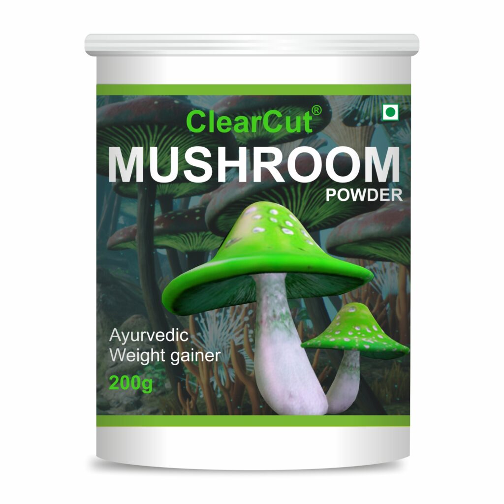 clearcut mushroom powder for weight gain