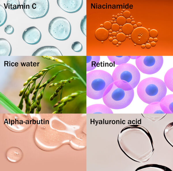 ClearCut Vitamin C 15% | Niacinamide 10% | Alpha Arbutin 0.5% | Retinol 0.3% | Face serum dark spot removal Rice water Hyaluronic acid 30 ml - Image 2