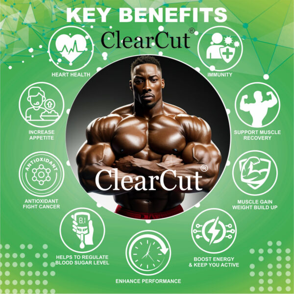 ClearCut Mushroom Weight gainer Ayurvedic Powder for Men women 200 g - Image 3