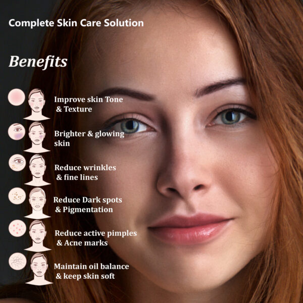 ClearCut Vitamin C 15% | Niacinamide 10% | Alpha Arbutin 0.5% | Retinol 0.3% | Face serum dark spot removal Rice water Hyaluronic acid 30 ml - Image 7